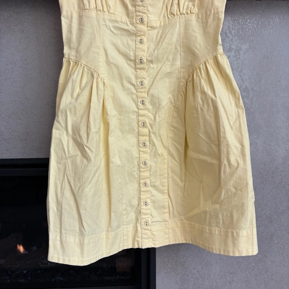 Free People Astrid Oxford‎ Mini Dress, Size S